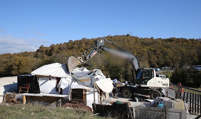Şile'deki 5 Kaçak Yapı Kaldırıldı