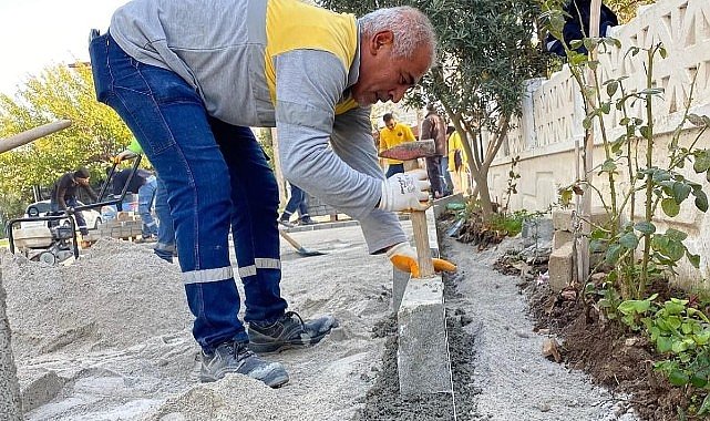 Didim Belediyesi Hisar Mahallesi 2463 Sokak'ta başlatılan yol yapım çalışmalarını tamamlandı.