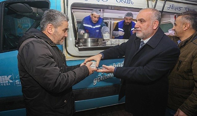 Başkan İbrahim Sandıkçı'dan Çorba İkramı