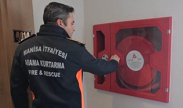 Manisa'da yangın güvenliği için denetimler devam ediyor