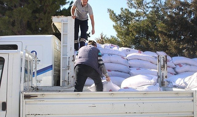 Antalya Büyükşehir'den üreticilere süt yem desteği