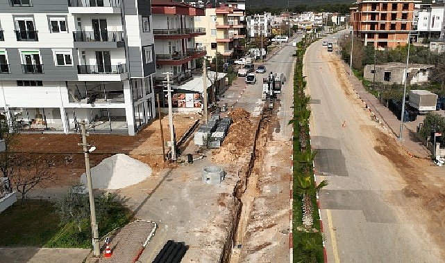 ASAT Kepez'de kanalizasyon altyapısını güçlendiriyor