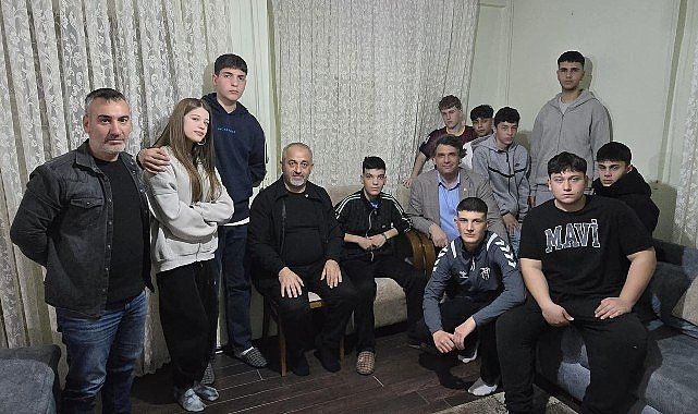 Başkan Kocaman Efe Kartal Öztay'ı ziyaret etti
