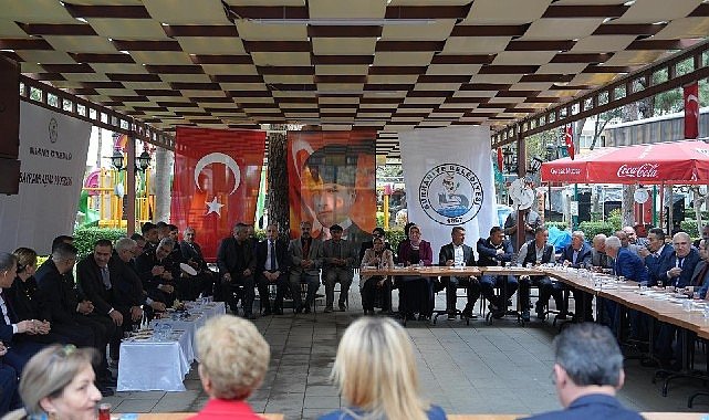 Burhaniye'de bayramlaşma töreni yapıldı