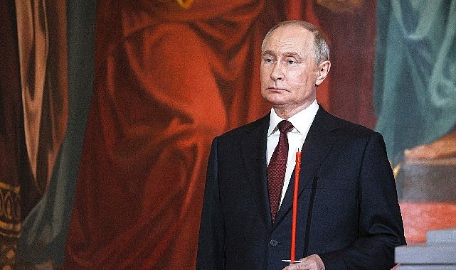 Moskova ve Tüm Rusya Patrik'i Kiril'e Paskalya Kutlamaları