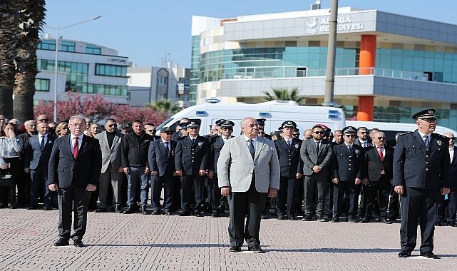 Türk Polis Teşkilatı'nın 180'inci Yıl Dönümü Aliağa'da Kutlandı