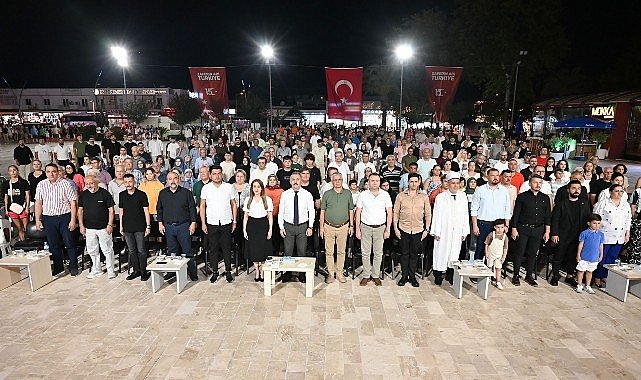 Kemer'de 15 Temmuz anma töreni