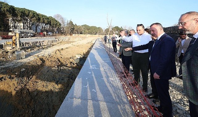 Tünel segmentleri İzmit'teki ana üretim alanına geldi