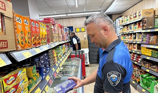 Maltepe Belediyesi'nden marketlere 'karekod' ve gıda denetimi