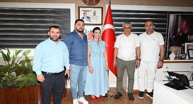 Sendika Başkanı Kuş'tan Başkan Topaloğlu'na ziyaret 