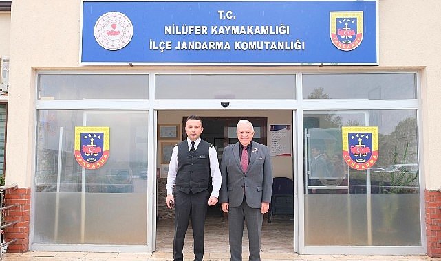Başkan Şadi Özdemir'den Üsteğmen Önderışık'a hayırlı olsun ziyareti