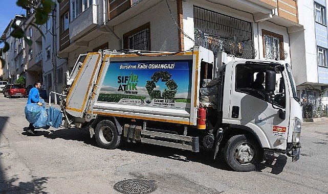 Osmangazi'de Ambalaj Atıkları Kapı Kapı Toplanıyor
