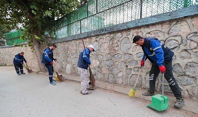 Buca'da köşe bucak temizlik
