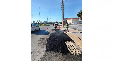 Aydın Büyükşehir Belediyesi Fen İşleri Dairesi Başkanlığı Onlarca Noktada Eş Zamanlı Çalışmalarını Sürdürüyor