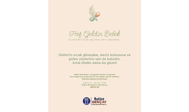 Didim'de “Hoş Geldin Bebek