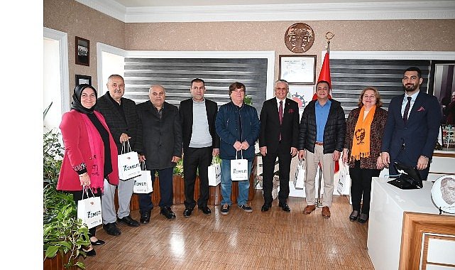 Muhtarlardan Başkan Topaloğlu'na ziyaret