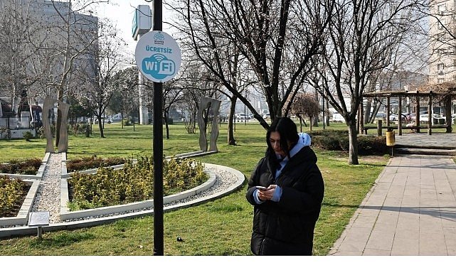 Nilüfer'de ücretsiz internet noktası 40'a ulaştı
