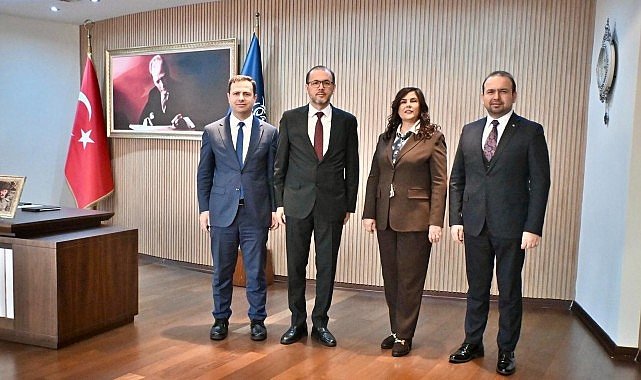 Başkan Çerçioğlu'na Prof. Dr. Nurullah Okumuş'tan Nezaket Ziyareti