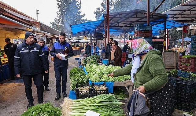 Buca Belediyesi'nden pazar yerlerinde “kayıt dışı