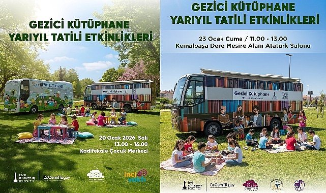 Gezici Kütüphane tatilde yollara çıkıyor