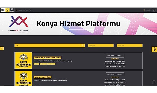Konya Büyükşehir'den Dijital Dönüşümde Yeni Bir Adım Daha