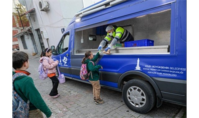 Minikler güne Büyükşehir'in menüsüyle başlıyor