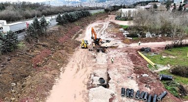 Alikahya TEM Bağlantı Yolu'nda çalışmalar tam gaz