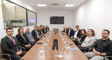 Başkan Dr. Cemil Tugay'a Floransa heyetinden ziyaret