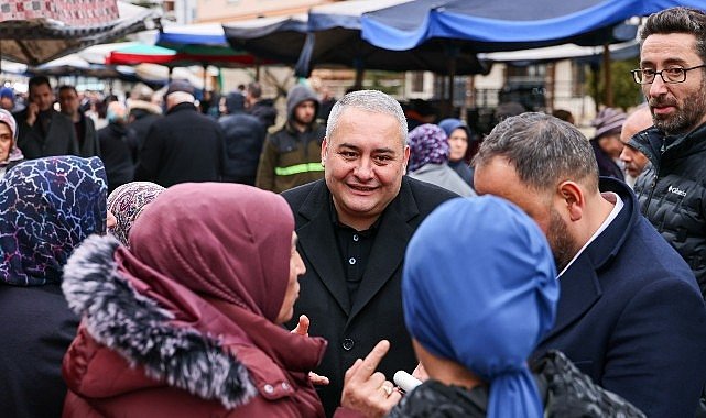 Başkan Özarslan'dan Ayvalı Semt Pazarı'na Ziyaret