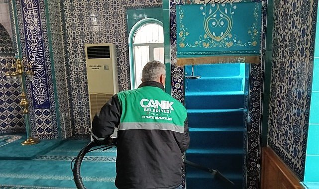 Canik'te Camiler Ramazan'a Hazır 