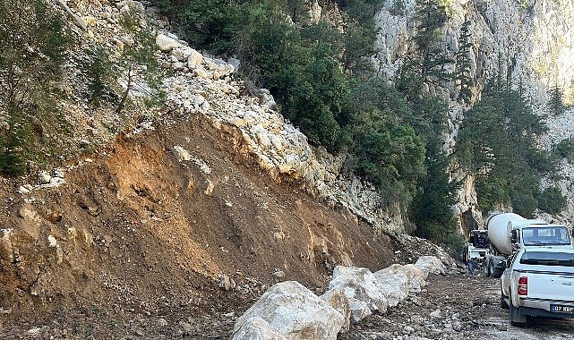 Kemer'de altyapı çalışmaları