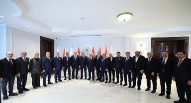 Konya Protokolü İçişleri Bakanı Çiftçi'ye Hayırlı Olsun Ziyaretinde Bulundu