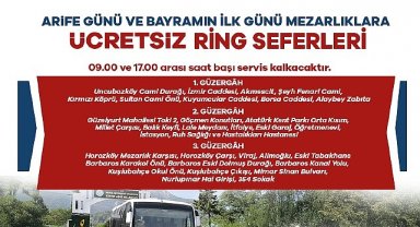 Büyükşehir'den Bayram'da Mezarlıklara Ücretsiz Ulaşım Hizmeti