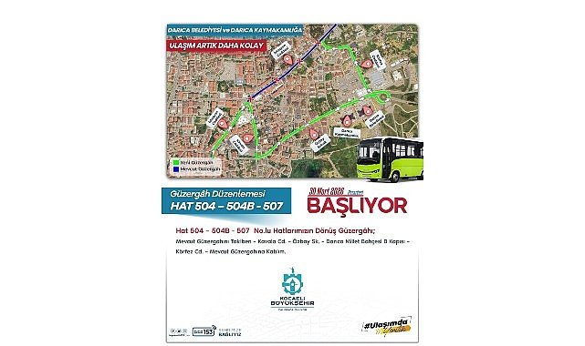 Darıca'nın yeni hizmet binalarına erişilebilir ulaşım