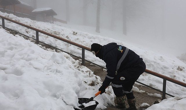 Kartepe Mesire Alanı'nda Ekipler Gece Gündüz Sahada
