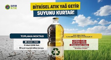 Manisa Büyükşehir'den Atık Yağını Getir Doğanı Koru Çağrısı