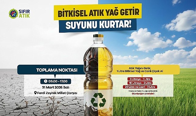 Manisa Büyükşehir'den Atık Yağını Getir Doğanı Koru Çağrısı