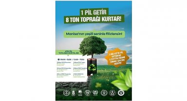  Manisa'da Çevre Seferberliği Yeniden Başlıyor: Atık Pil Getir, Zeytin Fidanını Al