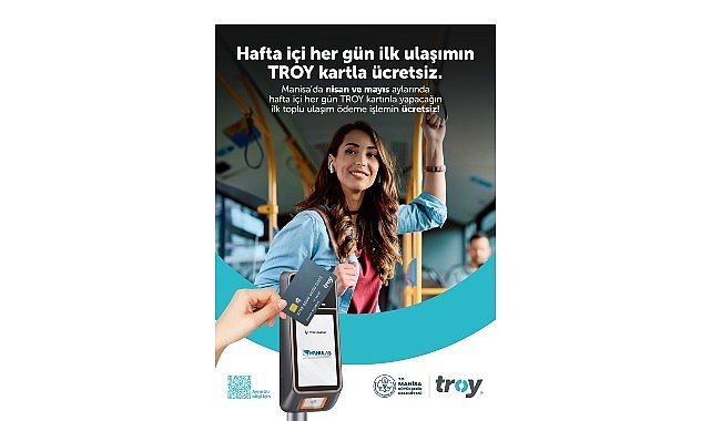 Toplu Ulaşımda Vatandaşlara TROY Kart Avantajı