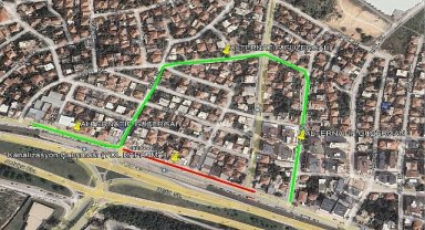 Antalya Bulvarı yan yolunun bir kısmı trafiğe kapatılacak