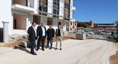 Başkan Çiçek Sahada