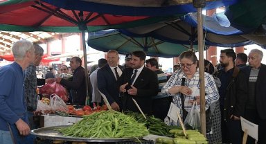 Başkan Çırpanoğlu'ndan Salı Pazarına Ziyaret