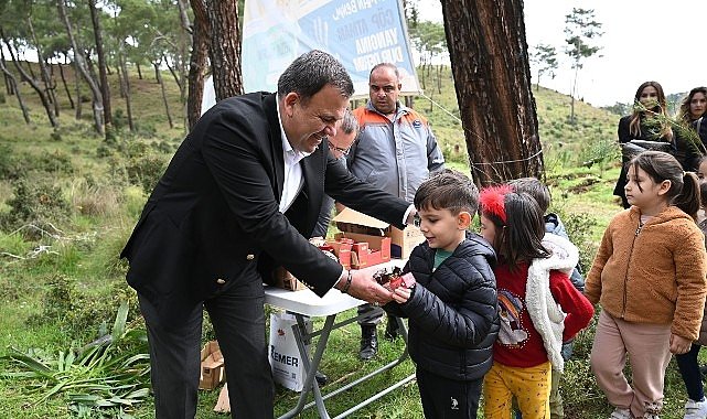 Kemer'de fidan dikim etkinliği