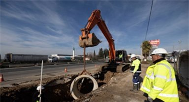 Menemen Türkelli'de su baskınlarına kalıcı çözüm
