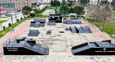 Sekapark'ta Skate Park yenilendi, parkur tam not aldı