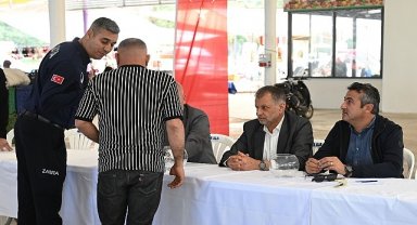 Tekirova tekstil pazarı kura çekimi yapıldı 