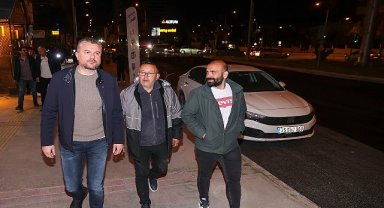 Başkan Görkem Duman'ın gece mesaisi