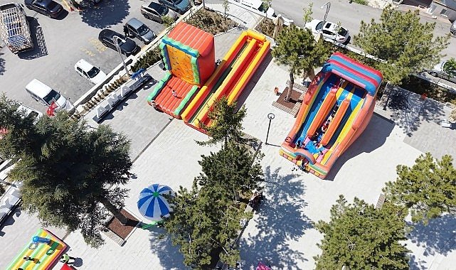 Başkan Levent Koç Çocuklara Verdiği Sözü Tuttu: Haymana'ya İlk Kez Şişme Oyun Parkı Kuruldu