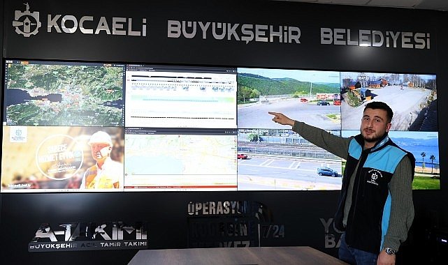 Büyükşehir'in stratejik üssü kenti 7/24 takip ediyor