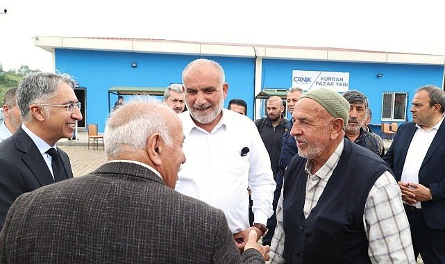 Canik Belediyesi Kurban Pazarı'na Büyük Rağbet